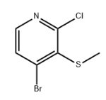 4-Broom-2-chloor-3- (methylsulfanyl) pyridine