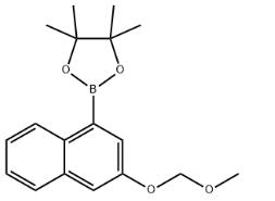 2- (3- (methoxymethoxy) nafta-1-yl) -4,4,5,5-tetramethyl-1,3,2-dioxaborolaan