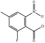 2-fluor-4-methyl-6-nitrobenzoylchloride