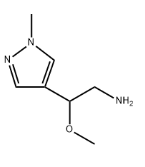 1H-Pyrazool-4-ethaanamine, β-methoxy-1-methyl-