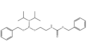5-Oxa-2,7-diaza-6-fosfanonzuur, 8-methyl-7- (1-methylethyl) -6- (fenylmethoxy) -, fenylmethylester