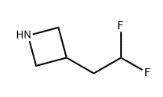 3- (2,2-Difluorethyl) azetidine