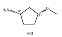 Cyclopentaanamine, 3-methoxy-, hydrochloride (1:1), (1S,3R) -