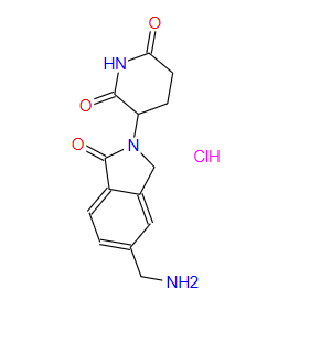 3- (5- (aminomethyl) -1-oxoisoindoline-2-yl) piperidine-2,6-dionhydrochloride