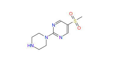 5- (methylsulfonyl) -2- (1-piperazineyl) pyrimidine