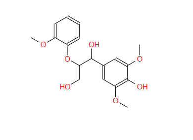 1- (4-Hydroxy-2,6-dimethoxyfenyl) -2- (2-methoxyfenoxy) propaan-1,3-diol
