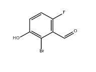 2-Broom-6-fluor-3-hydroxybenzaldehyde