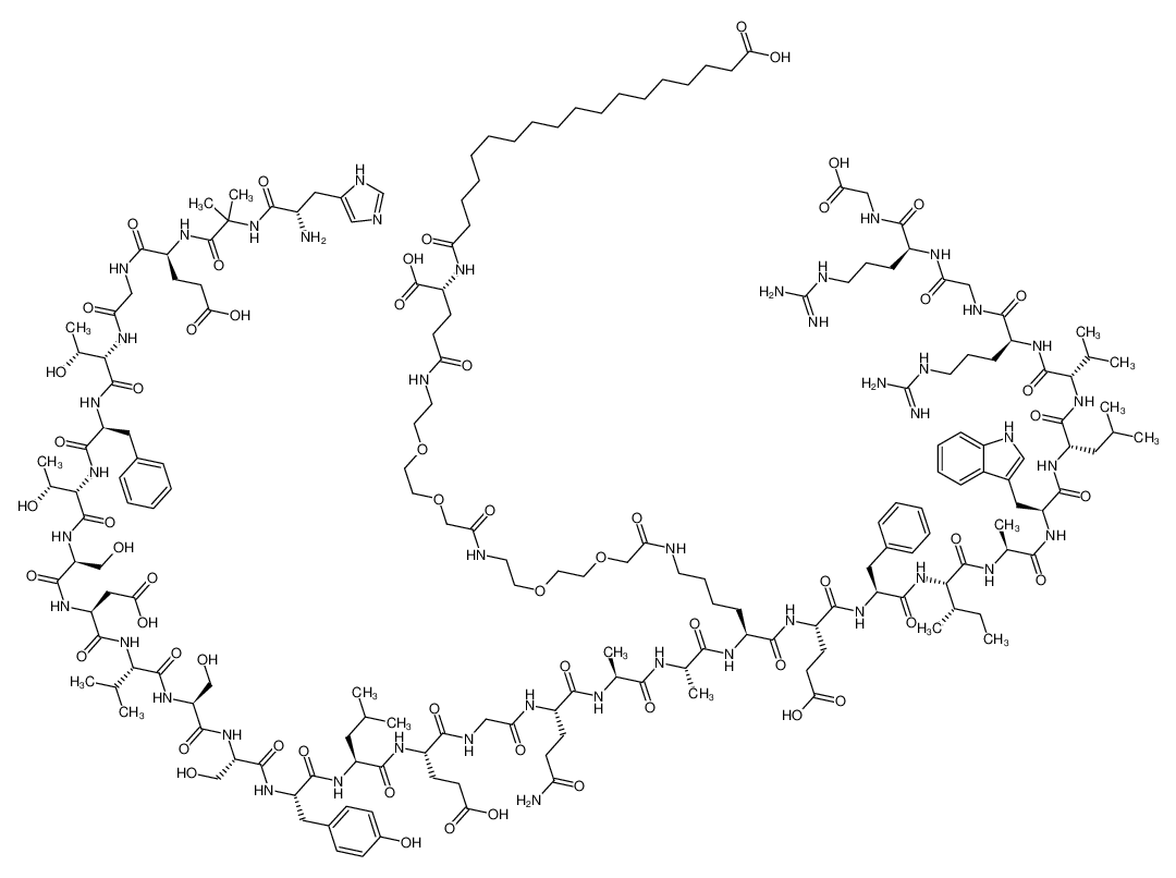 chemical structure semaglutide molecule SID 354702201 910463-68-2 Semaglutide - Chemical Dictionary